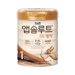 앱솔루트 명작 2FL 분유 1단계(0~6개월) 800g 1캔