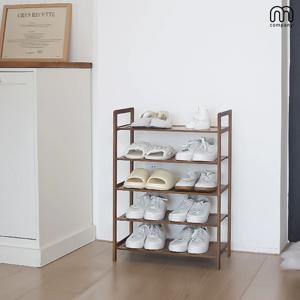 엘릭 원목 현관 신발장 틈새 슬림 선반 정리대 신발 수납장 미니 원룸 키큰 수납 신발정리대