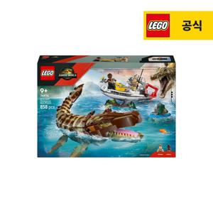 쥬라기월드 76974 브릭 조립식 모사사우루스 보트 미션