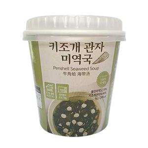 간편 컵 키조개 관자 미역국 9g*6개/12개/24개