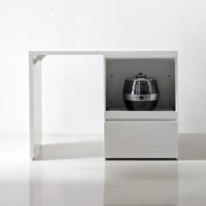 E0자재 데이아광파오븐렌지대600(서랍레일형)+식탁-DVX