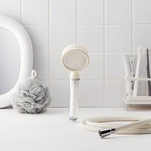 [반값딜]국내생산 톤앤샤워 필터샤워헤드 1.5M세트 필터샤워기+샤워호스 크림아이보리