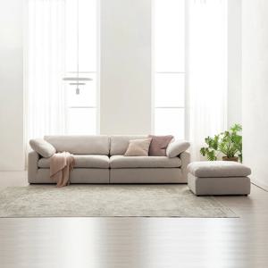 by CASAMIA 바이노만 루엔 패브릭 4인 소파 스툴