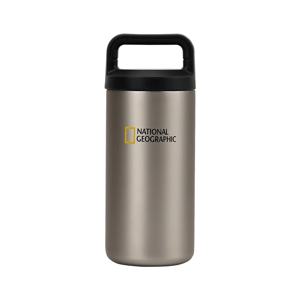 내셔널지오그래픽 비아슬림 핸들스텐 텀블러350ml(매트실버)