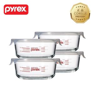파이렉스 계량 심플 스토리지 원형 380ml 4P