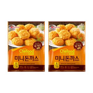 쉐푸드 미니돈까스 380gx2개