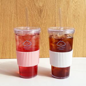 구르메 슬리브 아이스 콜드컵 빨대 포함 700ml