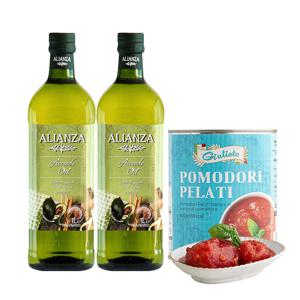 아보카도 오일 1L*2병+토마토홀 800g