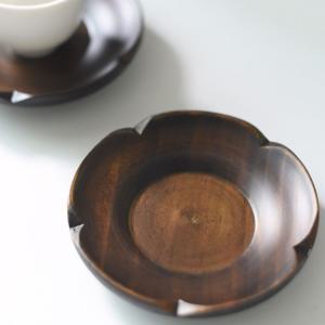 매화형 국내 우드 차탁 티코스터 찻잔 받침 국산 차도구 다구