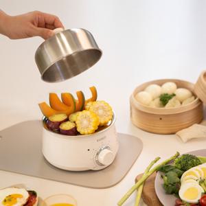 에고고 스텐 만능 계란찜기 멀티쿠커 후라이 반숙 스팀 찜기 계란 삶는 기계