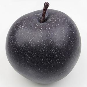 검정 사과 모형 블랙 7.5cm 모조 과일모형