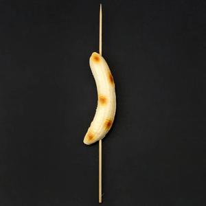 구운 바나나 꼬치 모형 14cm 모조 과일모형 UR