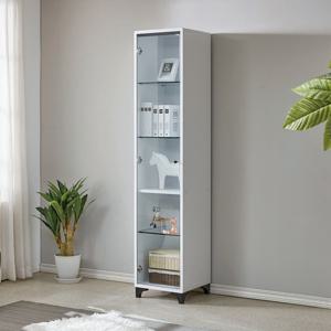 틈새수납장 린체니 5단 400 강화유리장식장