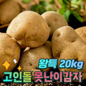 경북상주 햇 못난이감자 요리용 왕특 감자 20kg 산지직송