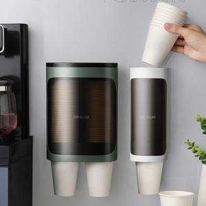 무타공 투톤 심플 종이컵 홀더 디스펜서 (2size/2color)