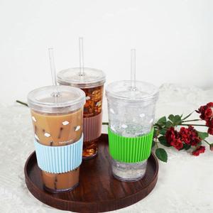 솜구름 슬리브 아이스 콜드컵 빨대 포함 700ml