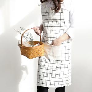 예쁜 체크앞치마 바리스타 에이프런 꽃집 카페앞치마 3colors