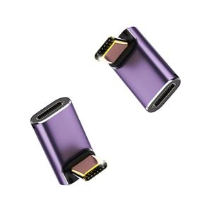 USB4 썬더볼트 C to C 40Gbps 8K 240W L자형 초고속충전 젠더 GD22