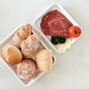 [리퍼] 화이트바디 법랑 사각 오븐 트레이 2사이즈