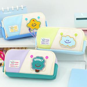 나이스데이 사각 대용량 다용도 멀티 필통 데일리 감성 (3colors)