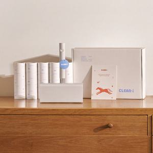 멀티핏 초강력 돌돌이 테이프클리너 집들이 선물세트(핸들+케이스+리필6개) 쇼핑백 포함