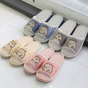 귀여운 카피바라 3중쿠션 슬리퍼 거실화 남녀공용 사무실 실내화