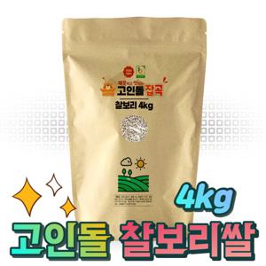 25년 국내산 찰보리 찰보리쌀 4kg (OKI)