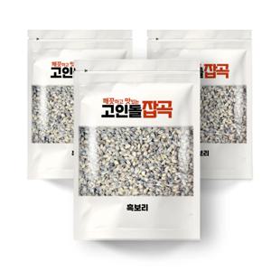 국내산 흑보리 검정보리쌀 1.5kg (500g 3개)