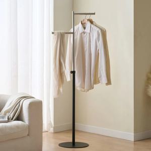 스텐 투톤 양방향 스탠드행거 틈새 미니 옷걸이 가방걸이 행거 사무실 매장용 옷가게