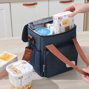 도시락 가방 런치백 직장인 보온 보냉 회사원 캠핑 피크닉 토트백 3color