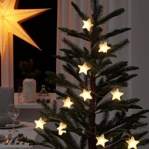 스트롤라 LED줄조명 한지/별 12등 3.5m (배터리식)