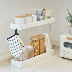 요모조모 주방 선반 틈새 양념통 정리대