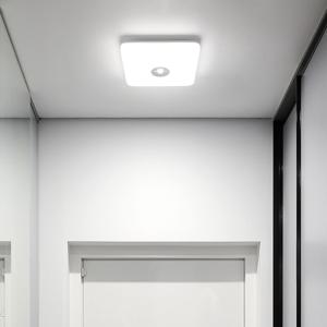 LED 슬림 사각 센서등 18W 인테리어 현관 베란다 복도 창고 조명 플리커프리