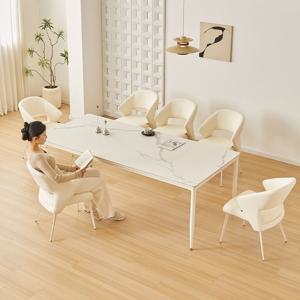 DT01 원목 세라믹 식탁 테이블 세트 12컬러 6사이즈 (800~1800)