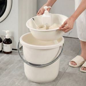 활용하기좋은 버켓 대야 세트 세차버킷 세수대야 16L 20L