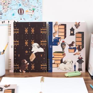 초등 고학년용 라인노트 2권 세트 국중박