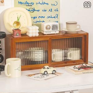 너티 완제품 책상 정리함 원목 데스크 오거나이저 책상 정리 선반 미니 월넛 우드 수납함