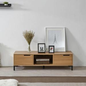 북유럽풍 모던 화이트 슬림 거실 티비장(1200) 홈카페 신혼 가구 예쁜 고급