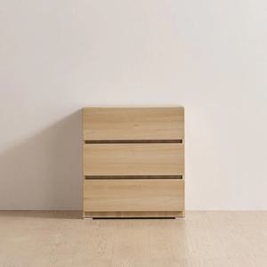 안전한 라운드 모서리 튼튼한 3단 미니 모던 서랍장 600 예쁜 책상 보관