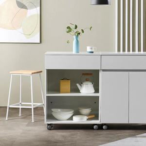 카페 매장 바퀴 이동식 깔끔한 모던 정수기대 다이 선반장 수납장 튼튼한