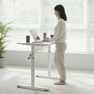 수동 모션데스크 높이조절책상 스탠딩 높낮이조절 스탠드 책상