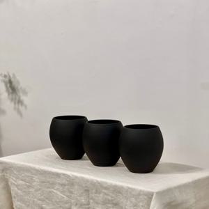 [추가 5%] 물방울팟 블랙토분 국산 수제토분 디자인화분 감성디자인