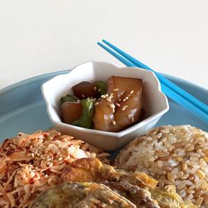 화이트 튤립 육각 미니볼