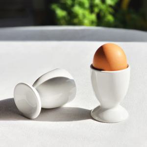 도자기 스탠드형 에그컵 계란 에그홀더 2개세트