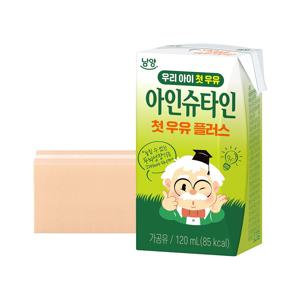 아인슈타인 첫우유 플러스 우유 120ml 24팩