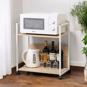 주방 전자 렌지대 밥솥 선반 광파오븐 수납장 전자레인지 식탁 수납 에어프라이어 받침대 우드