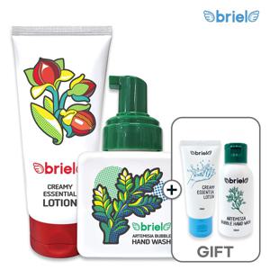크리미 에센셜 로션 160ml+개똥쑥 버블 핸드워시 250ml