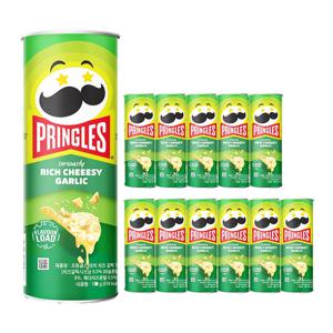 프링글스 리치 치즈 갈릭맛 102g 12개