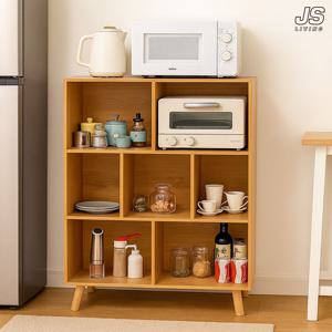주방 전자 렌지대 밥솥 선반 광파오븐 수납장 전자레인지 식탁 수납 에어프라이어 받침대 우드