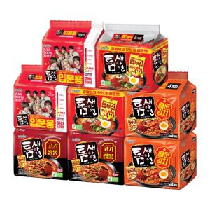 팔도 틈새라면 (입문용,빨계떡,매운김치,틈새고기짬뽕) 4종 8팩